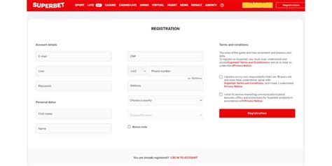 REGISTRATION – Superbet.